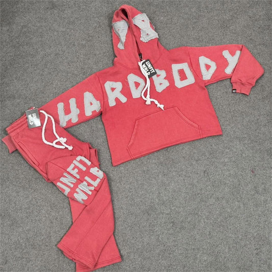 Red/Grey "HARDBODY" Suit